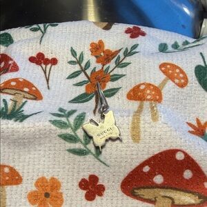 Gucci Silver Butterfly Charm